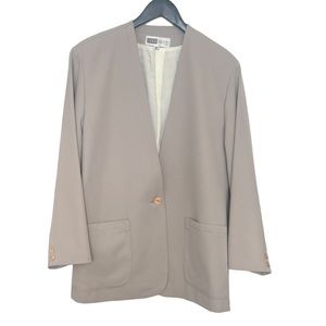 Beautiful Lined Twill Town & Country Blazer